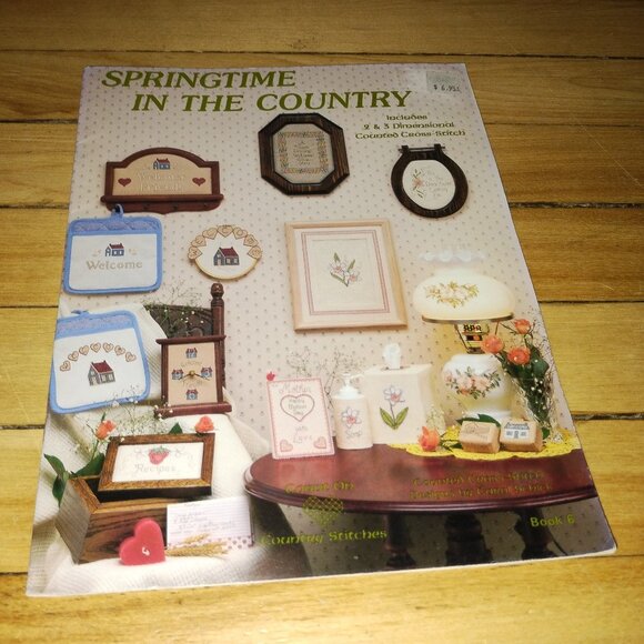 Springtime in the Country Cross Stitch Book #6 (1989) - Picture 1 of 2